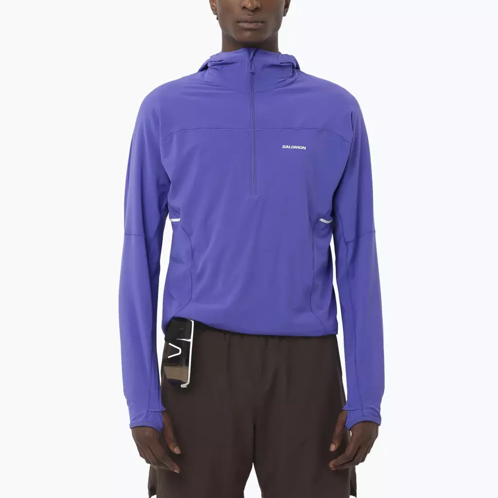 Ветровка Salomon Sense Aero Half Zip Hoodie libery