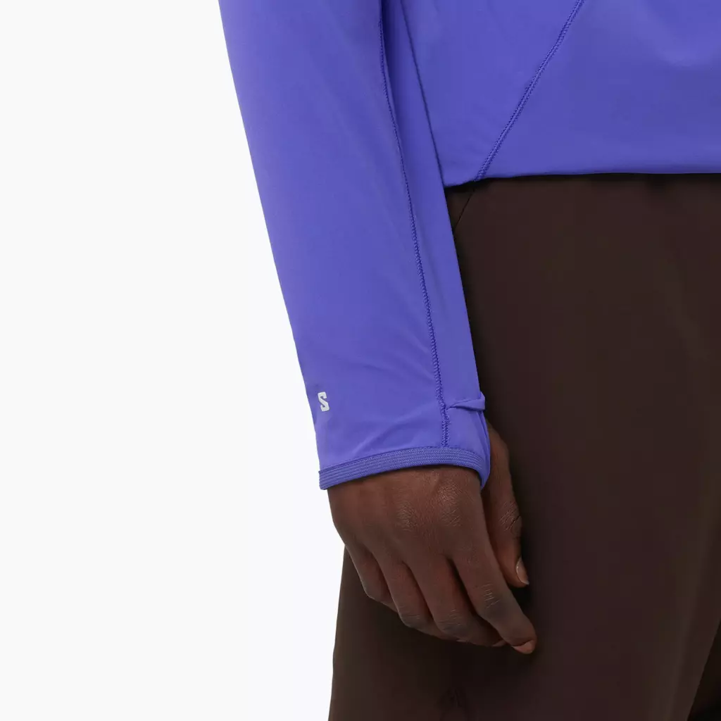 Ветровка Salomon Sense Aero Half Zip Hoodie libery
