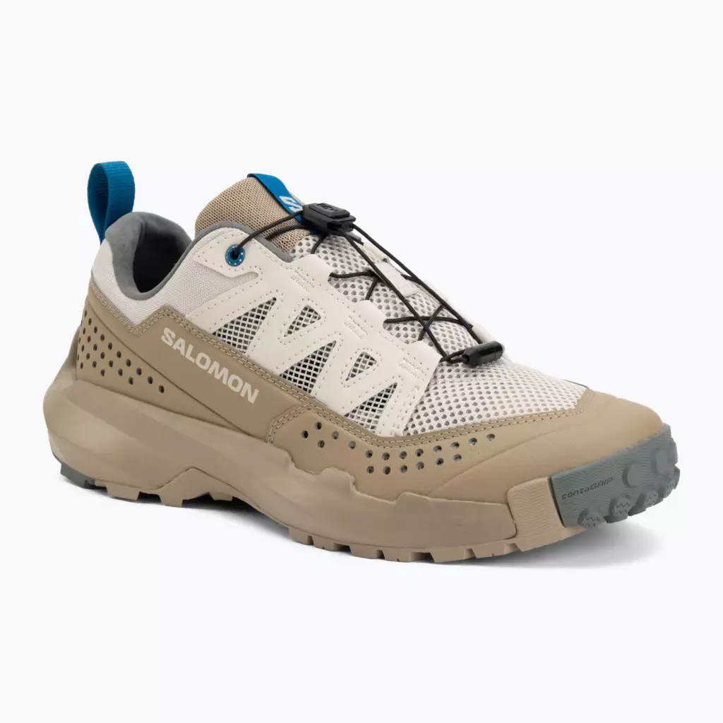 Кроссовки Salomon Techamphibian 5 rainy day/desert tan/mykonos blue