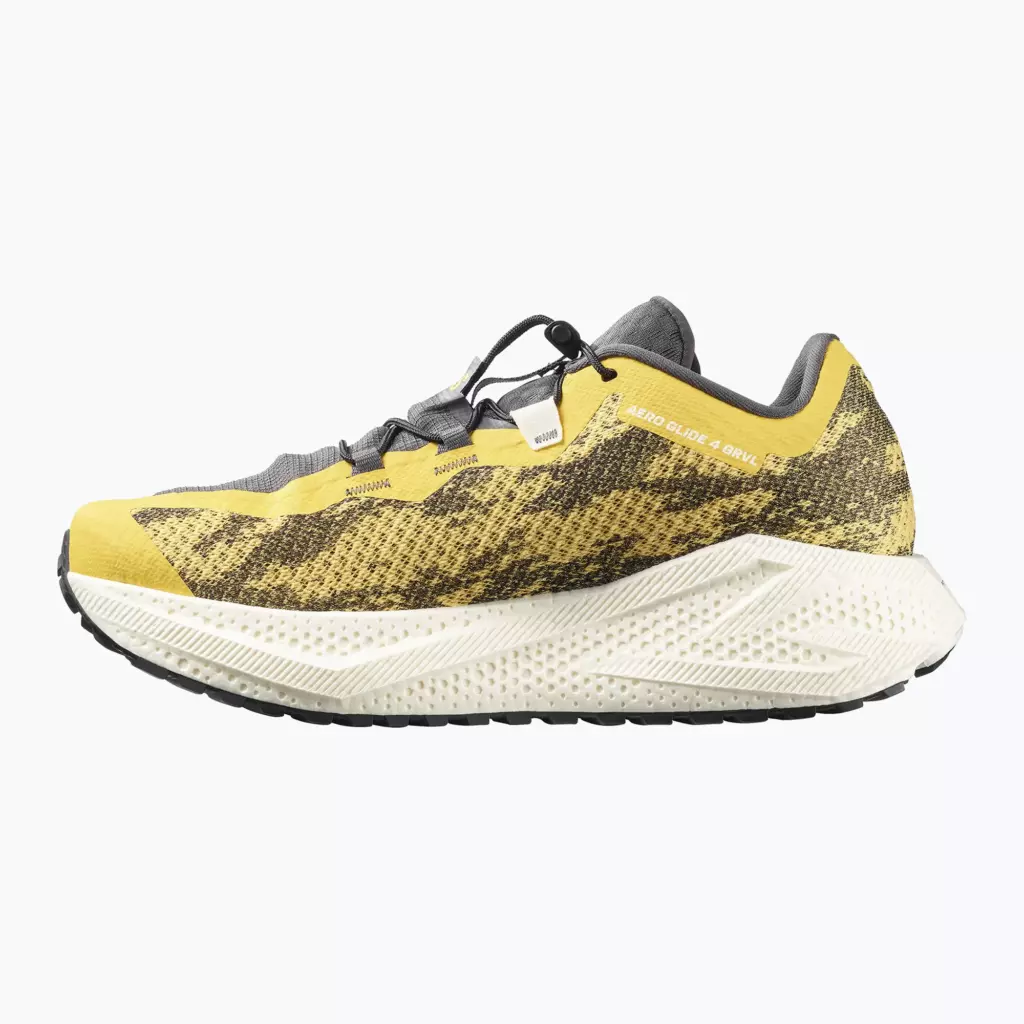 Кроссовки для бега Salomon Aero Glide 4 GRVL beach ball/asphalt/vanilla ice
