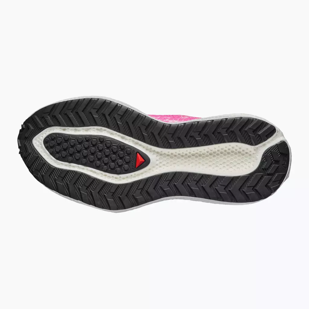 Женские Кроссовки для бега Salomon Aero Glide 4 GRVL vanilla ice/knockout pink/black