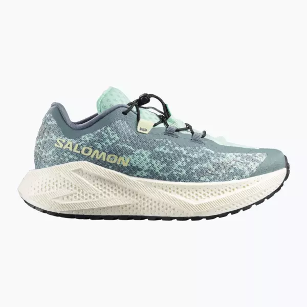 Женские Кроссовки для бега Salomon Aero Glide 4 GRVL stormy weather/lichen/vanilla ice