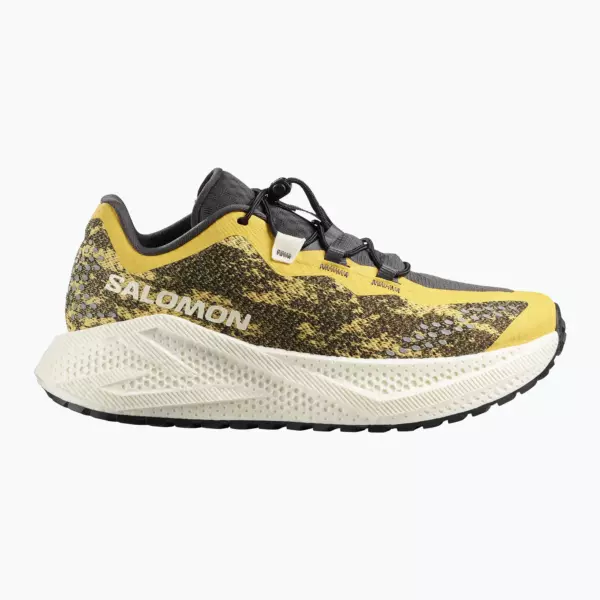 Женские Кроссовки для бега Salomon Aero Glide 4 GRVL beach ball/asphalt/vanilla ice