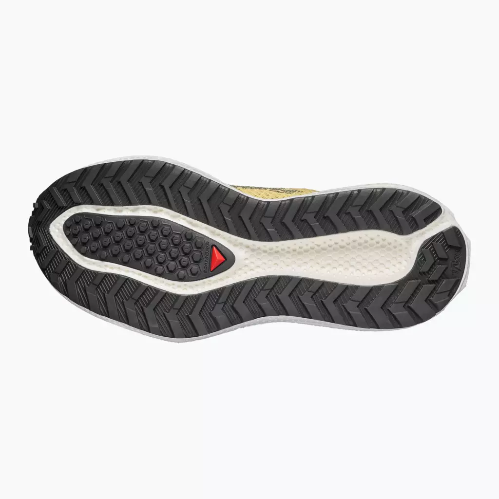 Женские Кроссовки для бега Salomon Aero Glide 4 GRVL beach ball/asphalt/vanilla ice