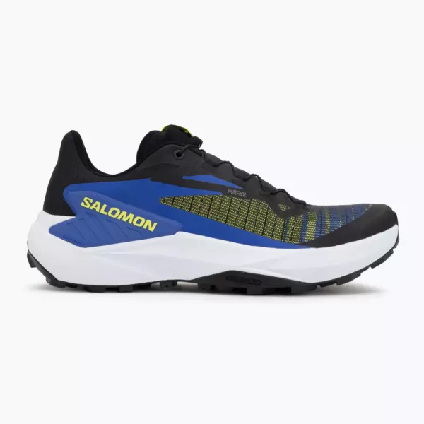 Кроссовки для бега Salomon Genesis black/acid lime/bluing