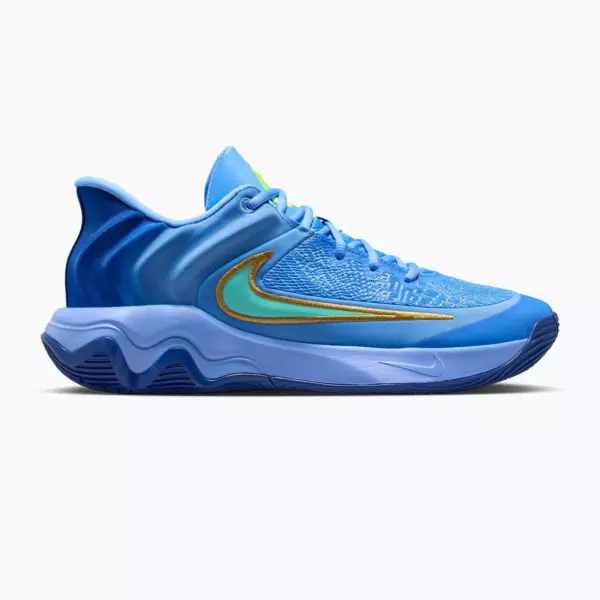 Баскетбольные Кроссовки Nike Giannis Immortality 4 royal pulse/deep royal/volt/hyper turquoise