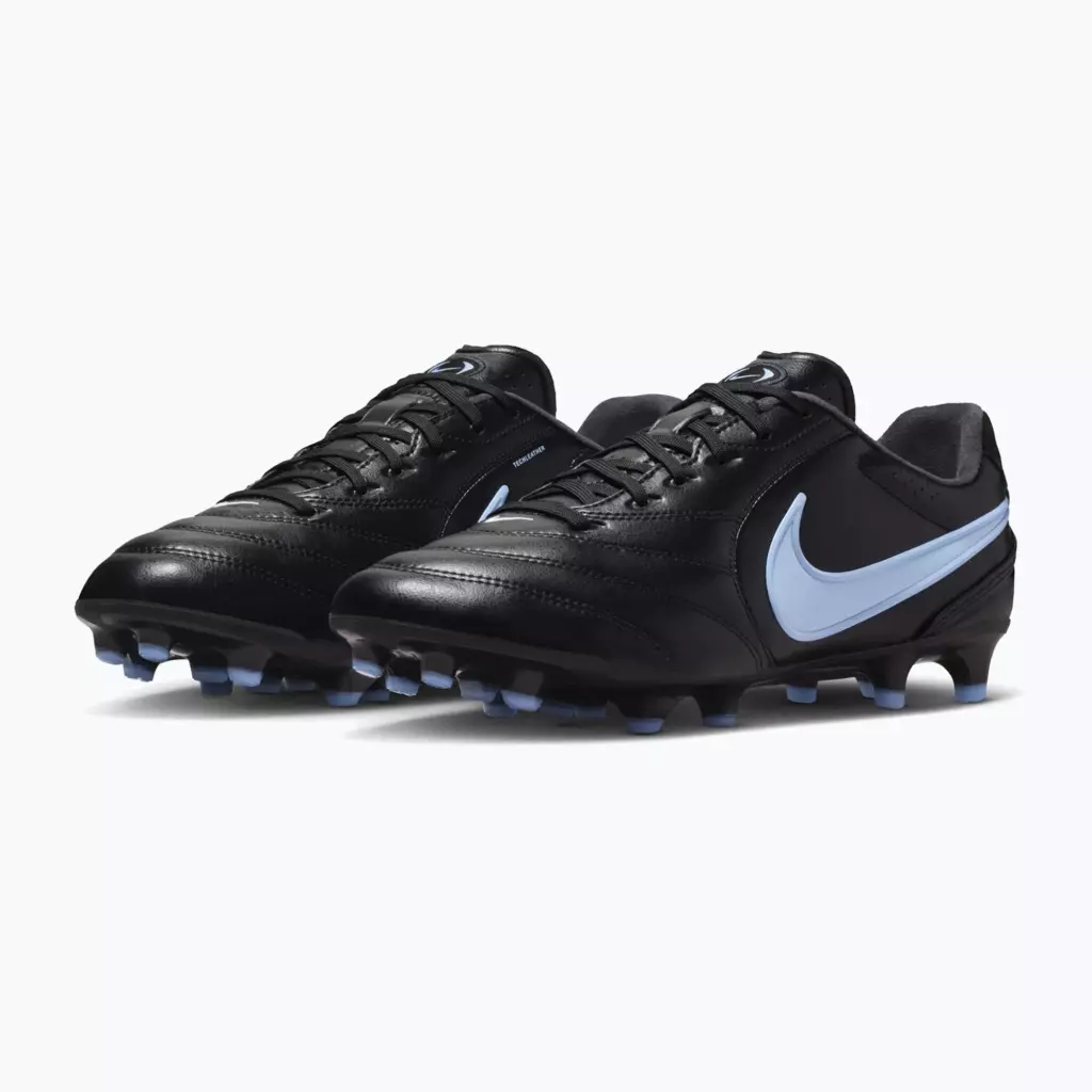 Футбольные бутсы Nike Tiempo Ligera Pro FG black/ice blue/obsidian