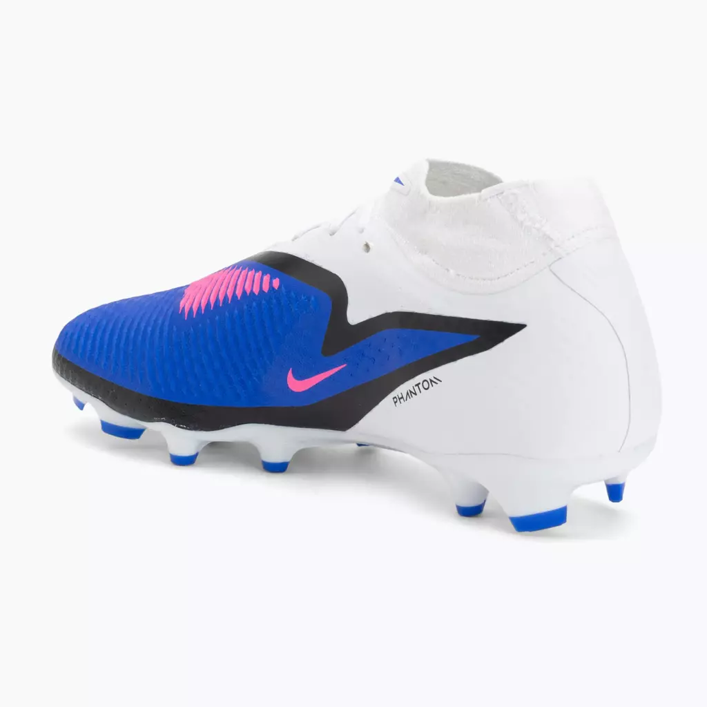 Футбольные бутсы Nike Phantom 6 High Academy FG/MG racer blue/white/pink blast