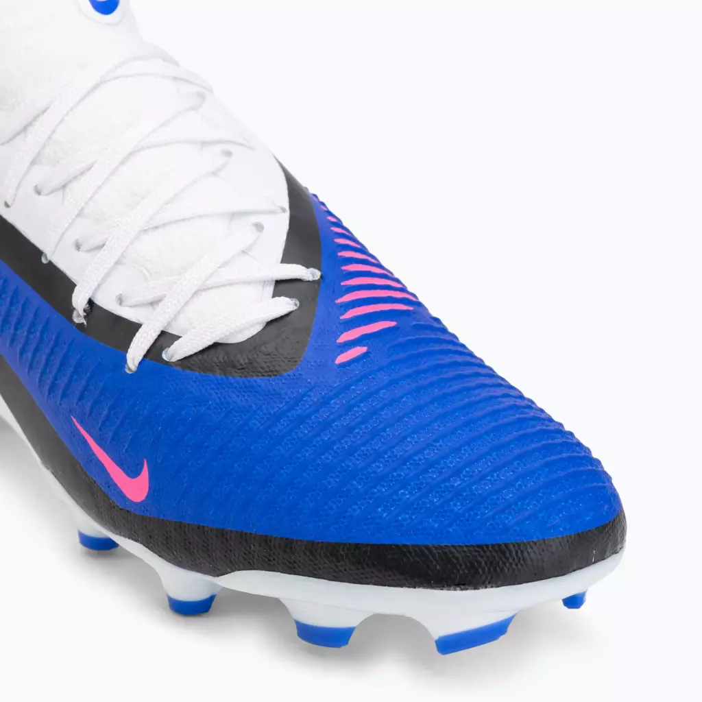 Футбольные бутсы Nike Phantom 6 High Academy FG/MG racer blue/white/pink blast