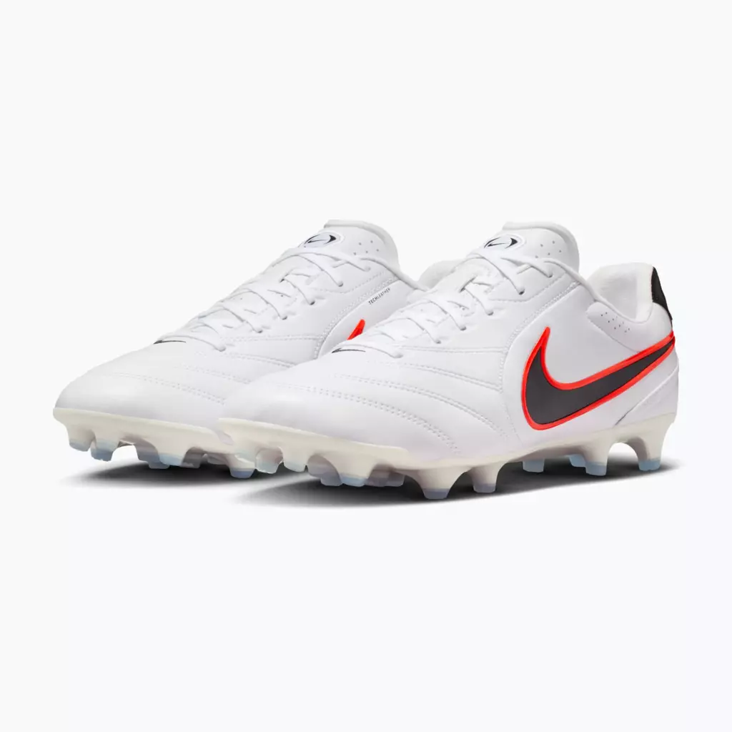 Футбольные бутсы Nike Tiempo Ligera Pro FG white/bright crimson/black