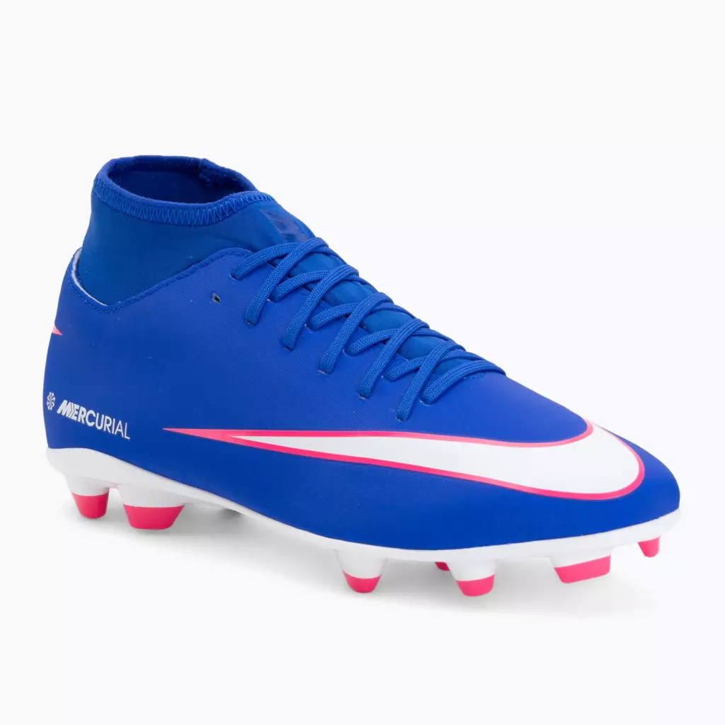 Футбольные бутсы Nike Mercurial Superfly 10 Club FG/MG racer blue/white