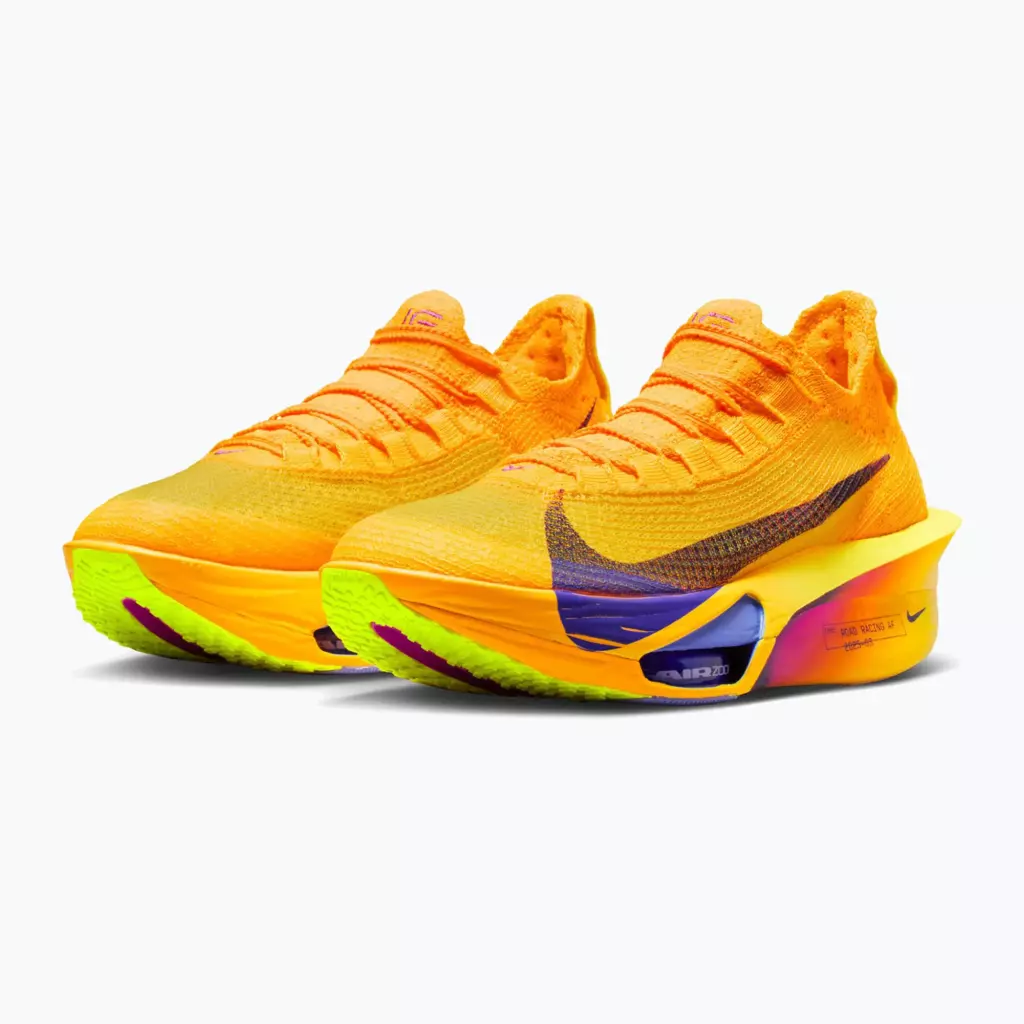 Кроссовки для бега Nike Alphafly 3 laser orange/citron pulse/indigo burst