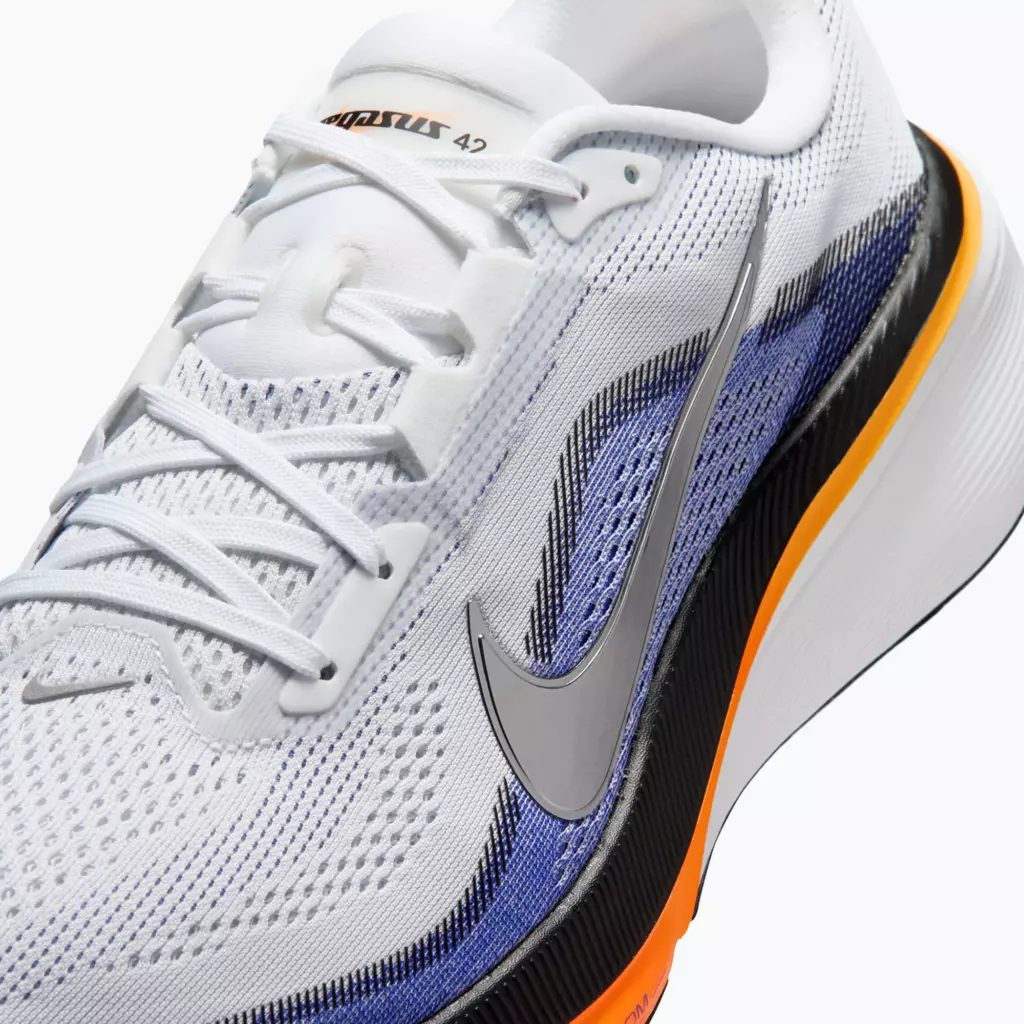 Кроссовки для бега Nike Pegasus 42 white/lapis/total orange/metallic silver
