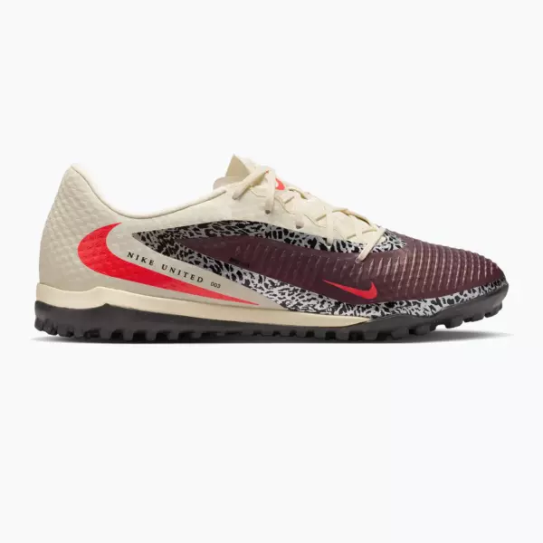 Футзалки Nike United Phantom 6 Low Academy TF burgundy crush/fossil/university red