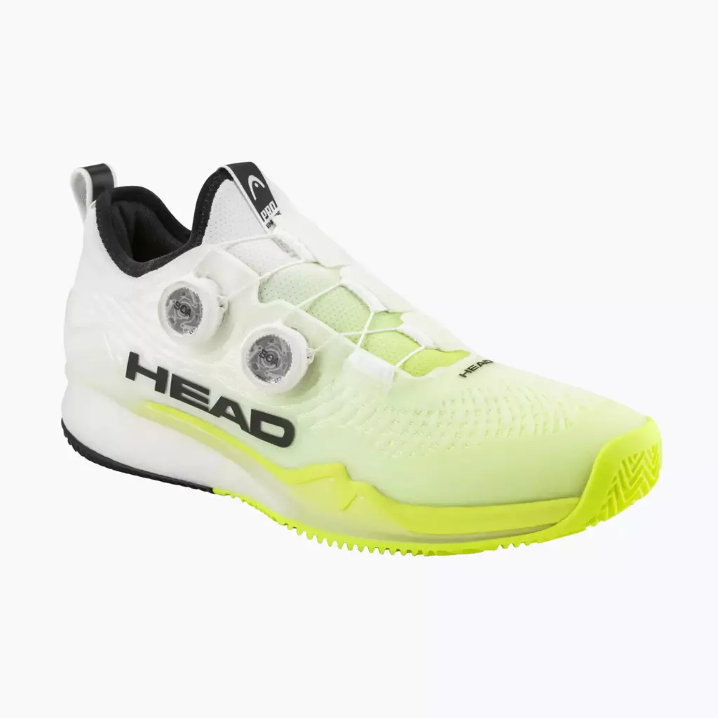 Теннисные кроссовки HEAD Endure Pro BOA Clay white/yellow