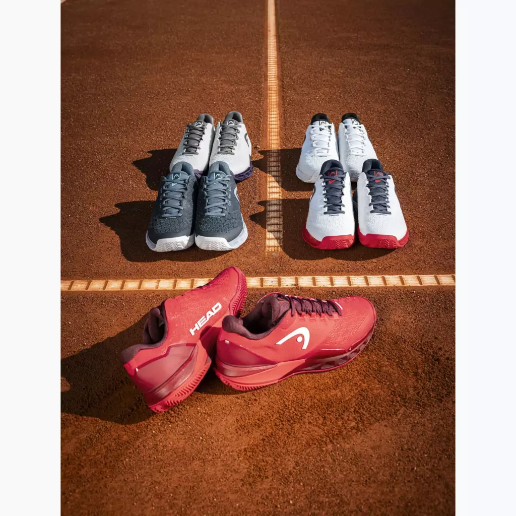 Теннисные кроссовки HEAD Revolt Pro 5.0 Clay red/dark red