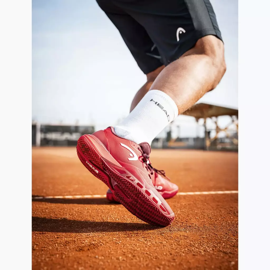Теннисные кроссовки HEAD Revolt Pro 5.0 Clay red/dark red