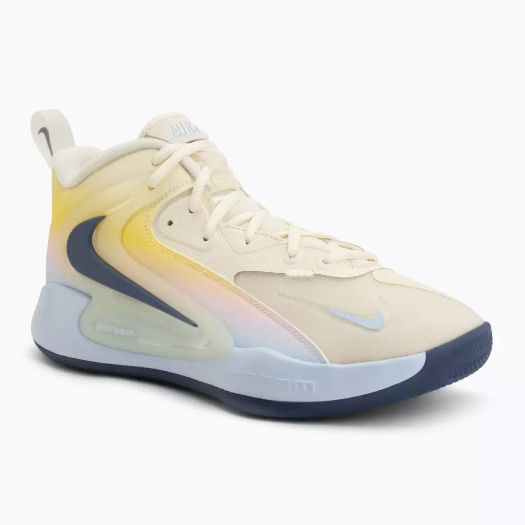 Кроссовки волейбольные Nike Hyperset 2 SE coconut milk/diffused blue/hydrogen blue