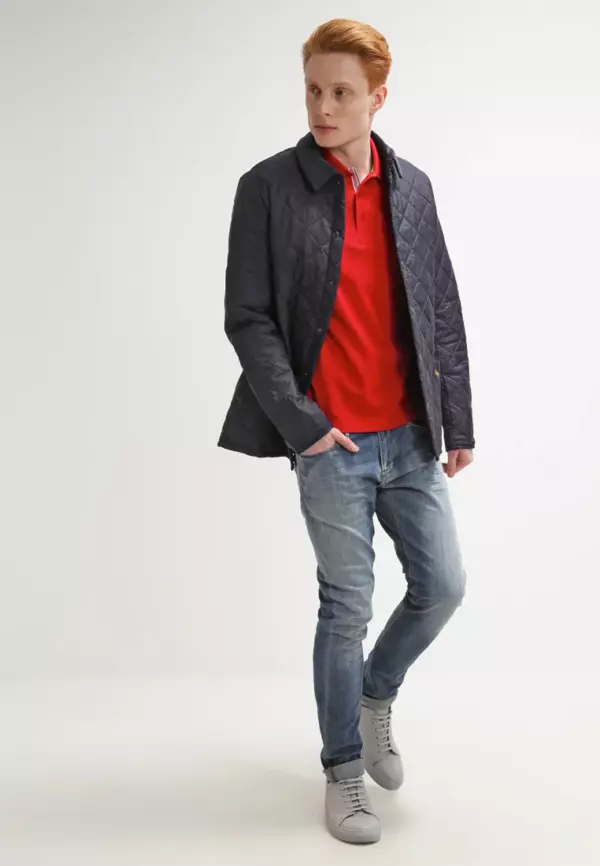 Стеганная куртка Barbour HERITAGE LIDDESDALE QUILT - navy