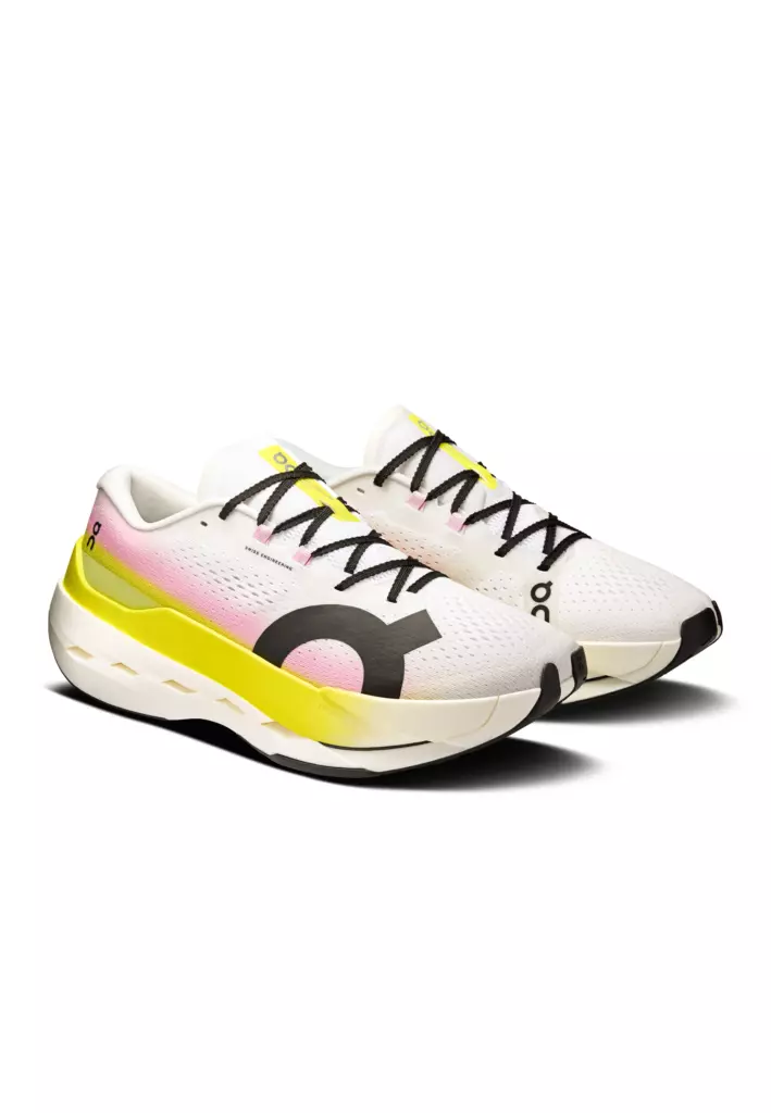 Кроссовки для бега On Cloudboom Max Lime Raspberry