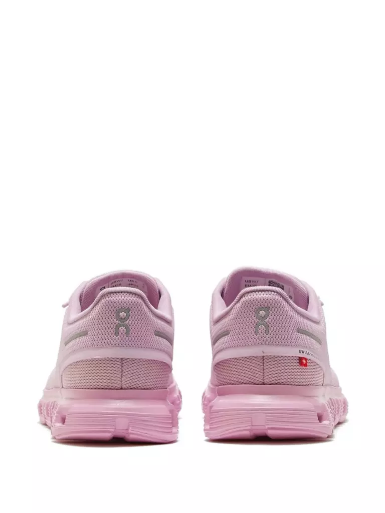 Женские Кроссовки On Cloud 6 - pink logo detail rubber sole lace-up fastening