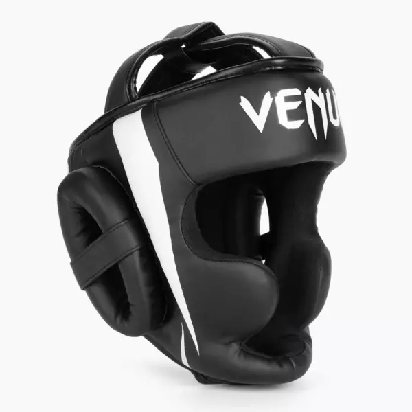 Боксёрский шлем Venum Elite black/white