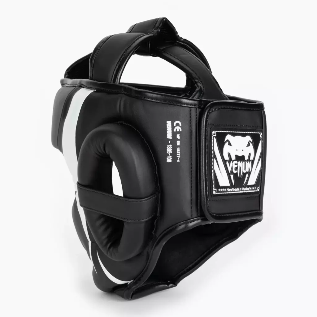 Боксёрский шлем Venum Elite black/white