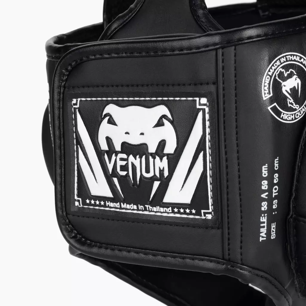 Боксёрский шлем Venum Elite black/white