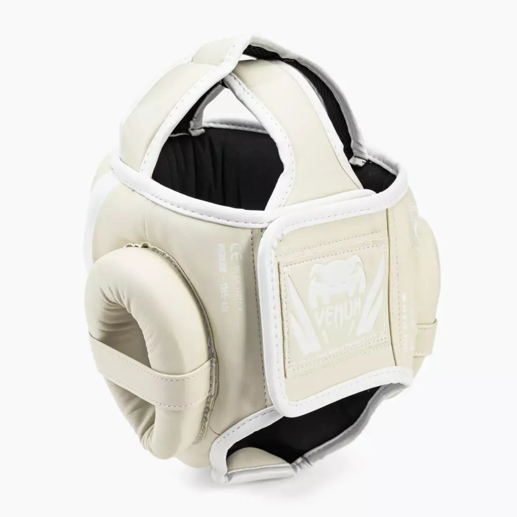 Боксёрский шлем Venum Elite white