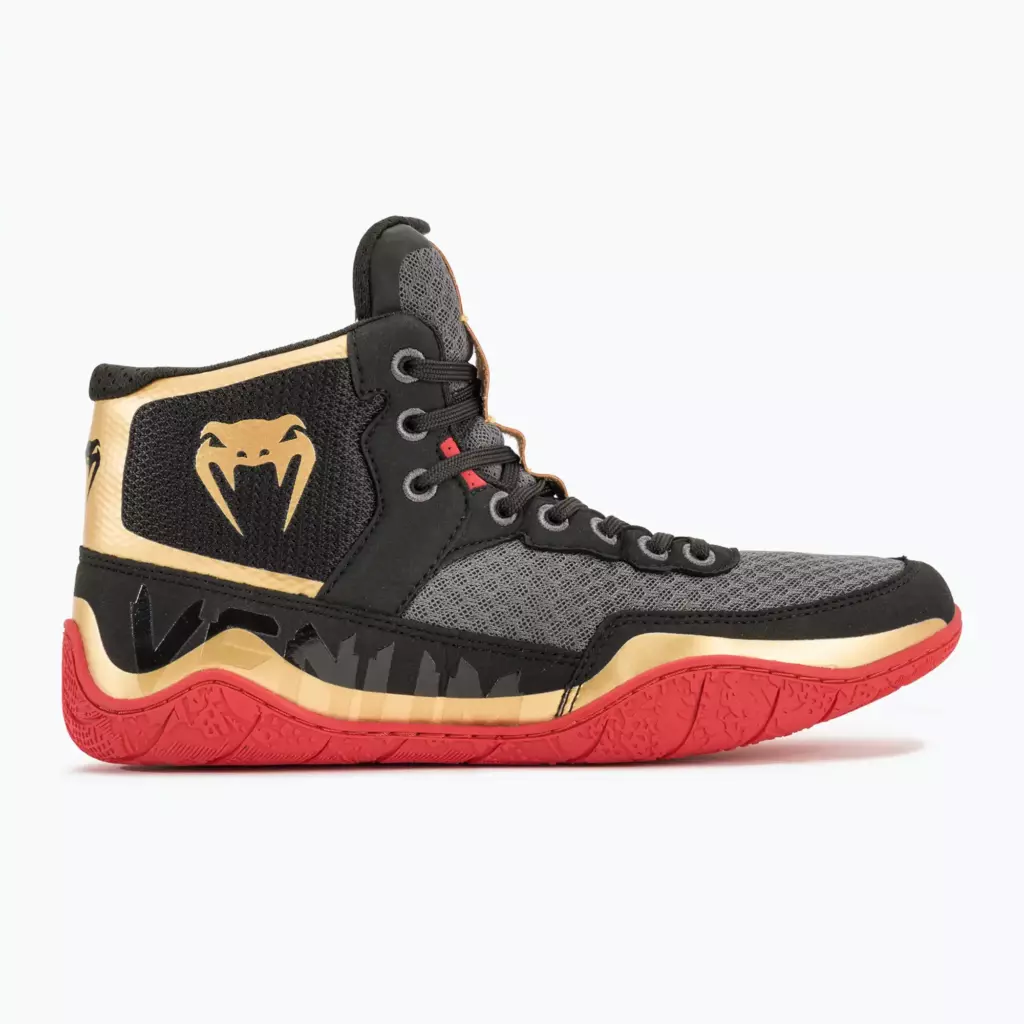 Боксёрки Venum Elite Wrestling black/gold/red