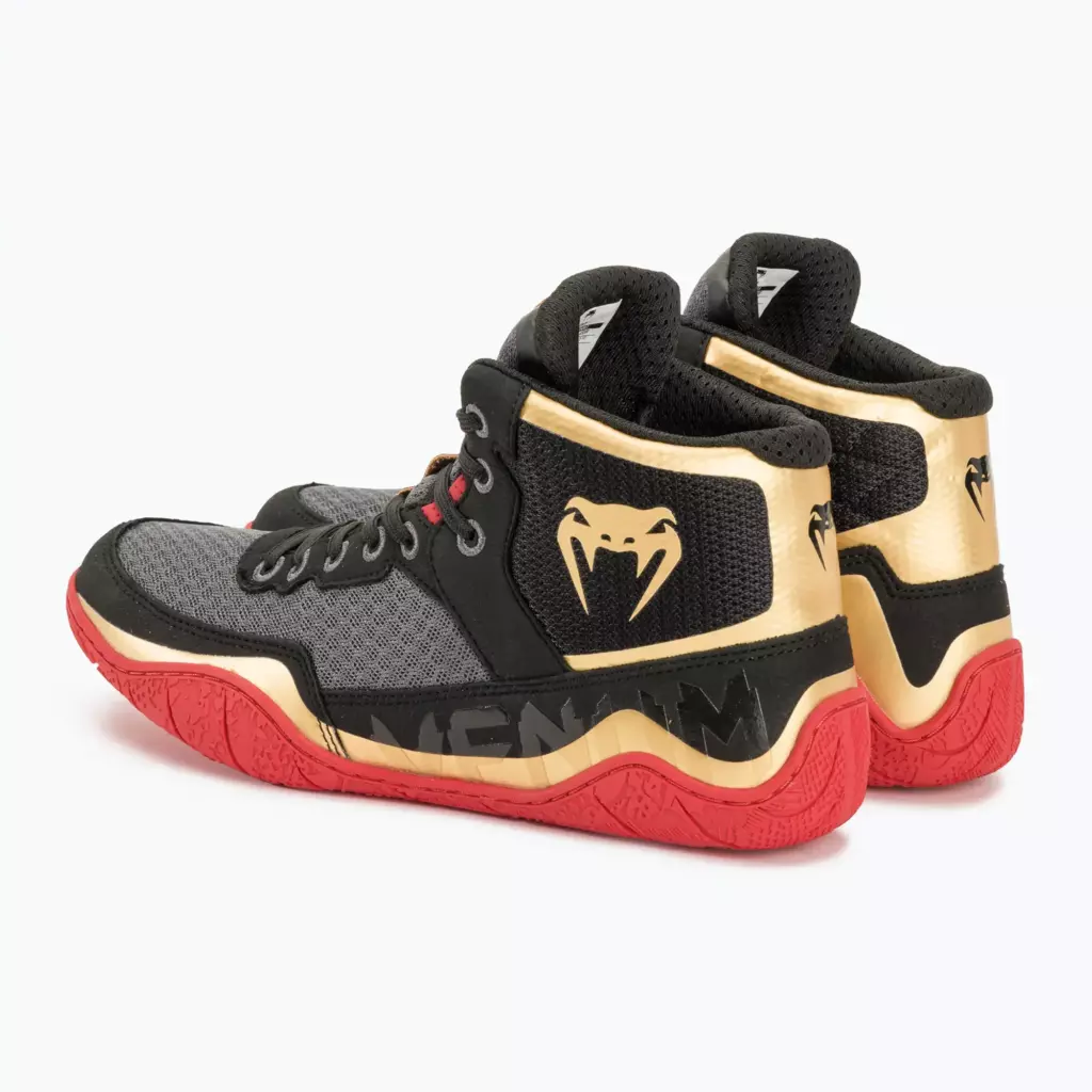 Боксёрки Venum Elite Wrestling black/gold/red