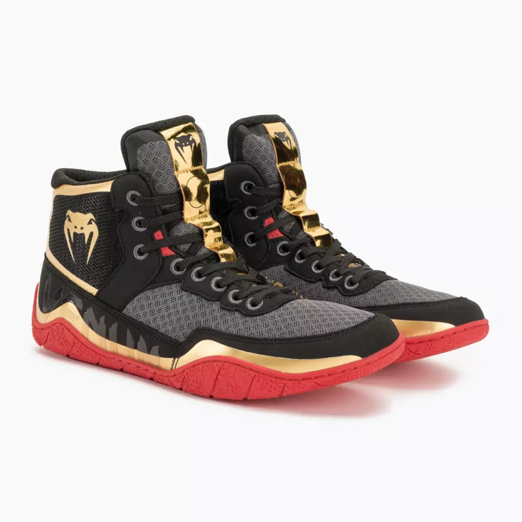 Боксёрки Venum Elite Wrestling black/gold/red