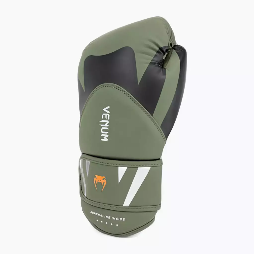 Боксёрские перчатки Venum Challenger 4.0 black/khaki