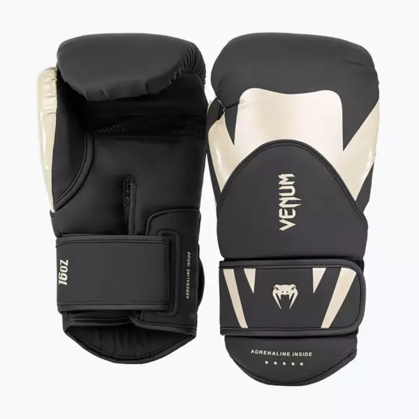 Боксёрские перчатки Venum Challenger 4.0 black/beige