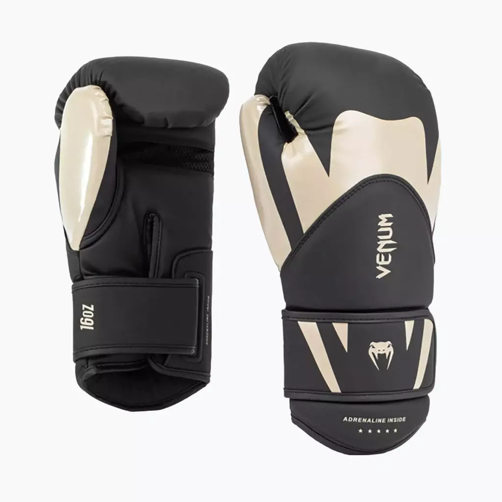 Боксёрские перчатки Venum Challenger 4.0 black/beige