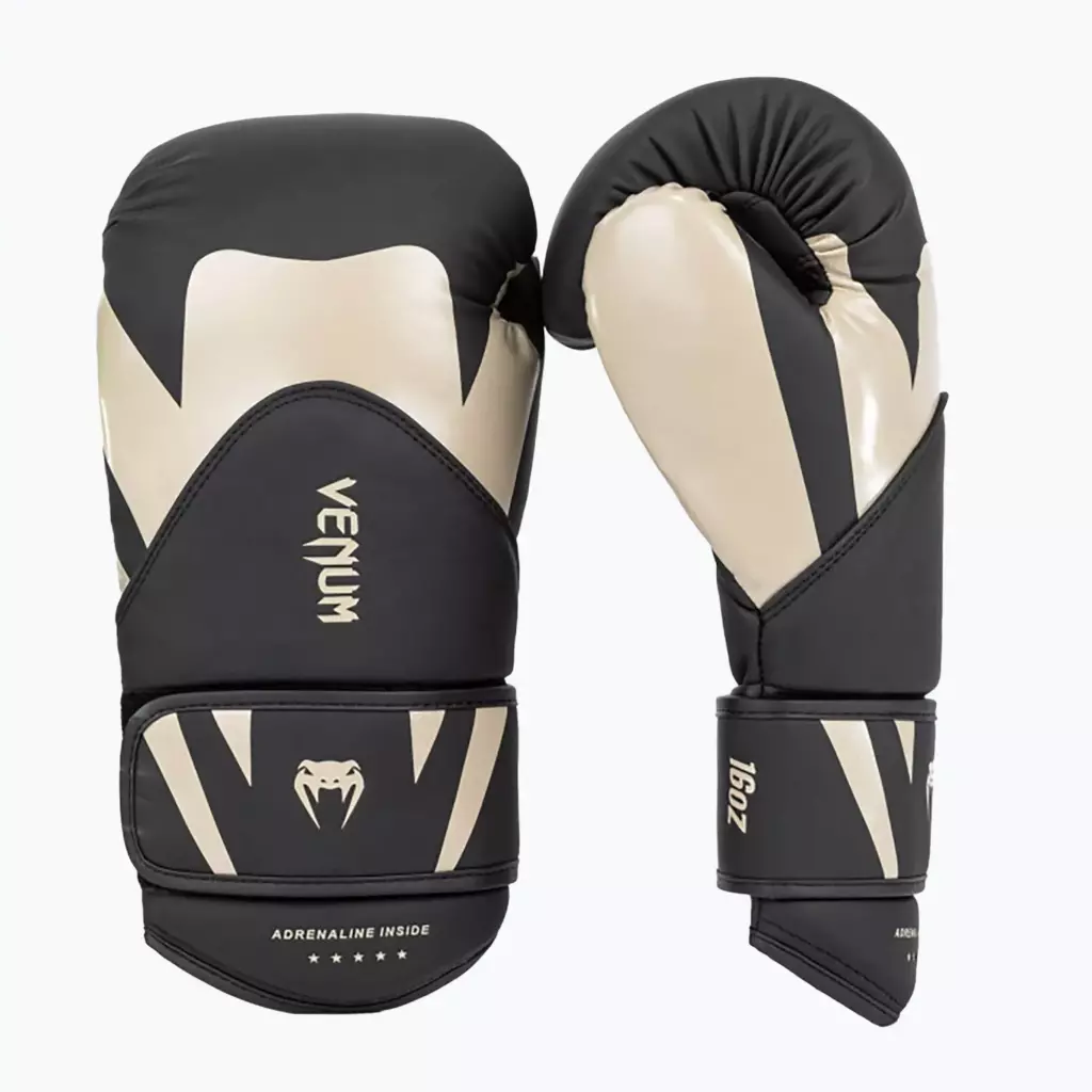 Боксёрские перчатки Venum Challenger 4.0 black/beige