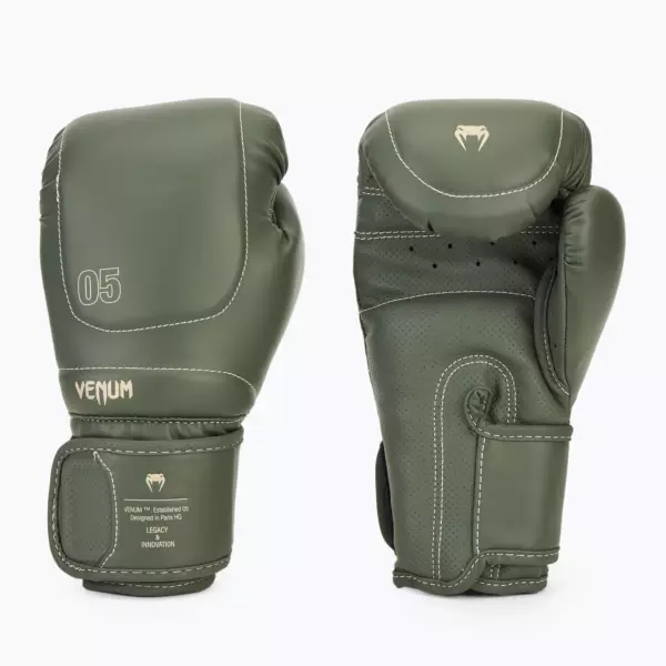 Боксёрские перчатки Venum Impact Evo Boxing Gloves earth khaki