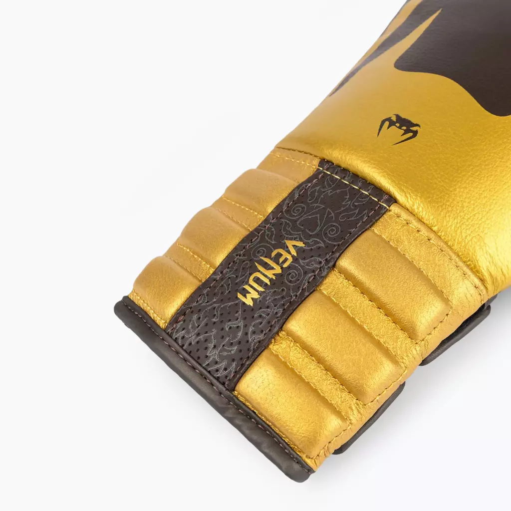 Боксёрские перчатки Venum Reverso Boxing chocolate/gold