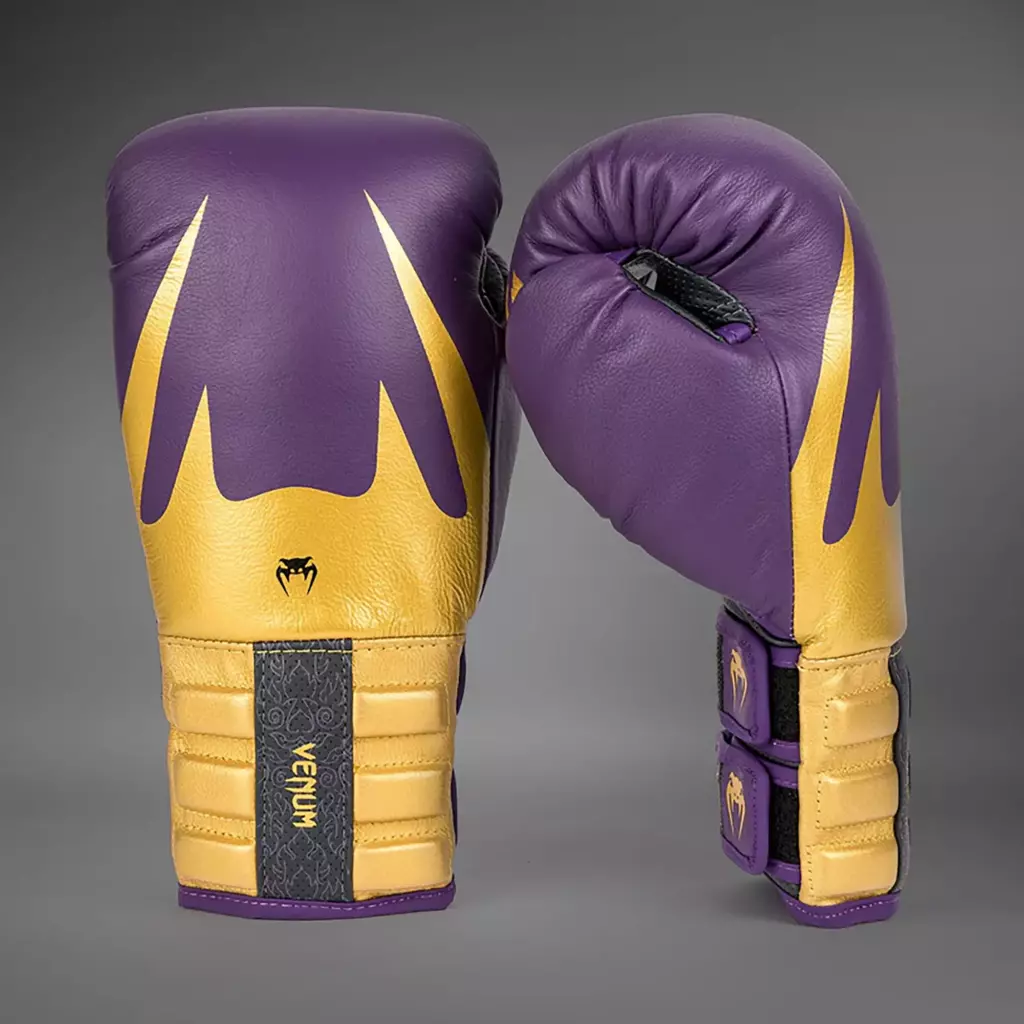 Боксёрские перчатки Venum Reverso Boxing dark purple/gold