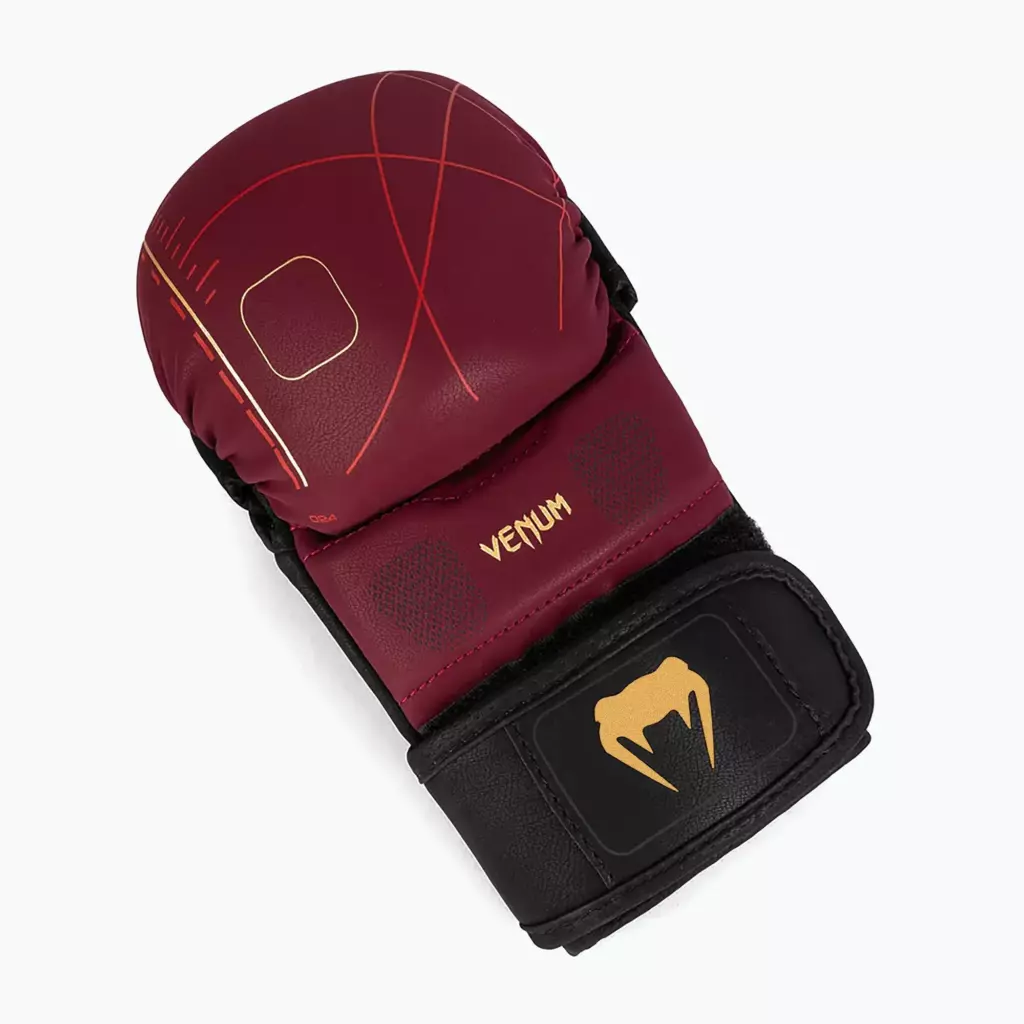 Спарринговые перчатки Venum Tactical XT чёрно-бордовые
