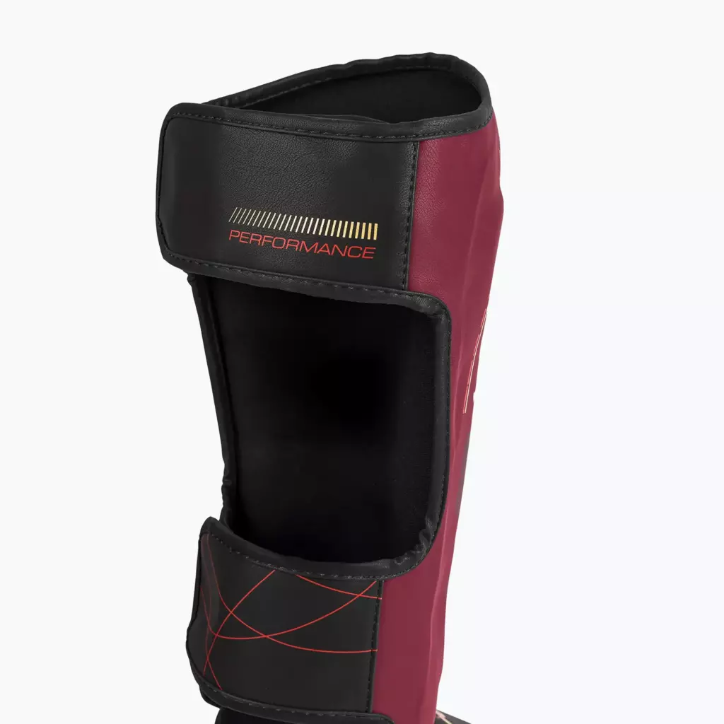 Шингарды Venum Tactical XT Shinguards black/burgundy/gold