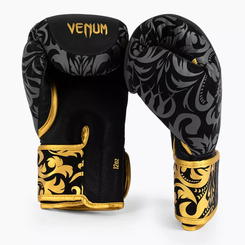 Боксёрские перчатки Venum x Ilia Topuria Unmatched Boxing black/gold