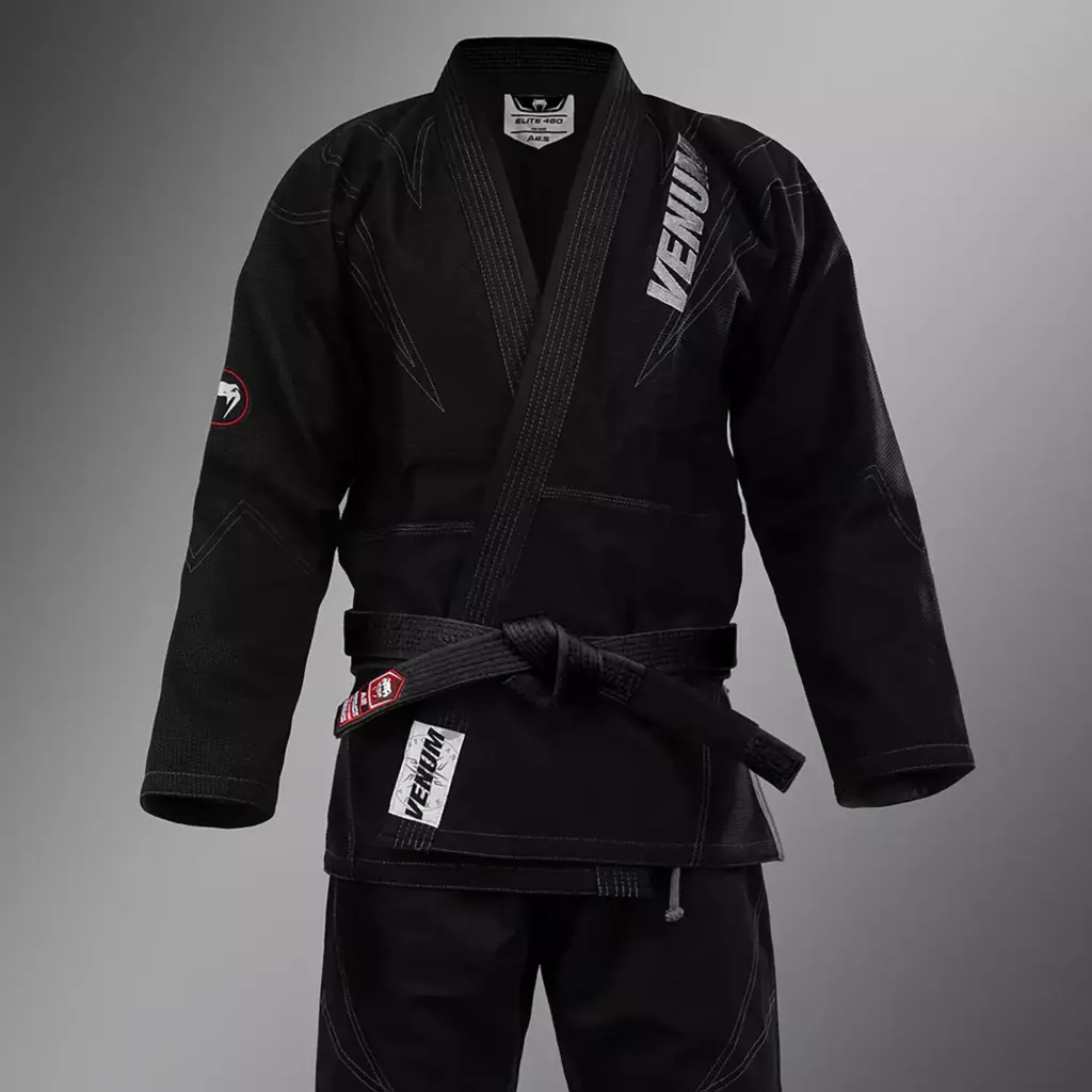 Кимоно Venum Elite 5.0 чёрное
