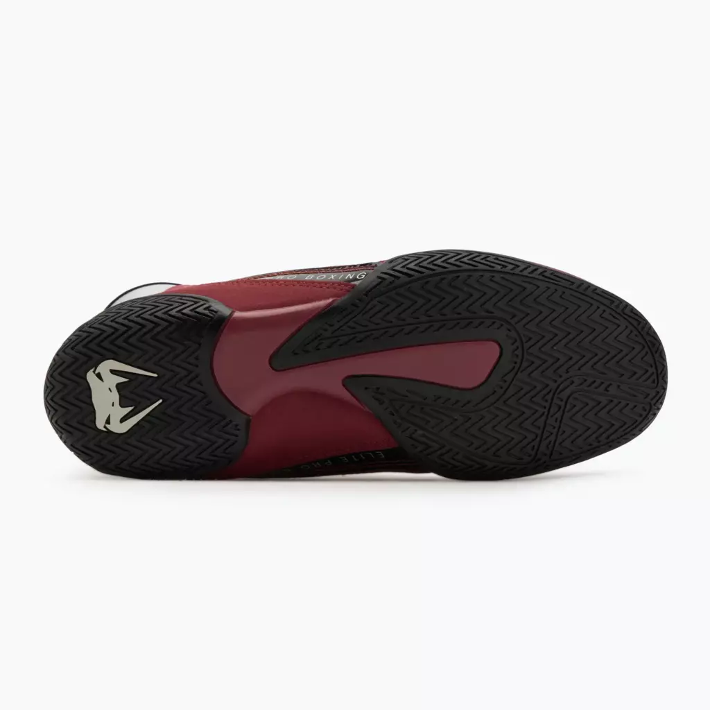 Боксёрки Venum Elite Boxing wine lees/silver logo
