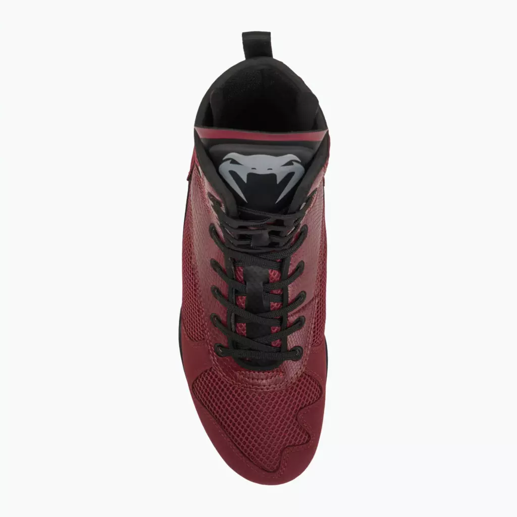 Боксёрки Venum Elite Boxing wine lees/silver logo