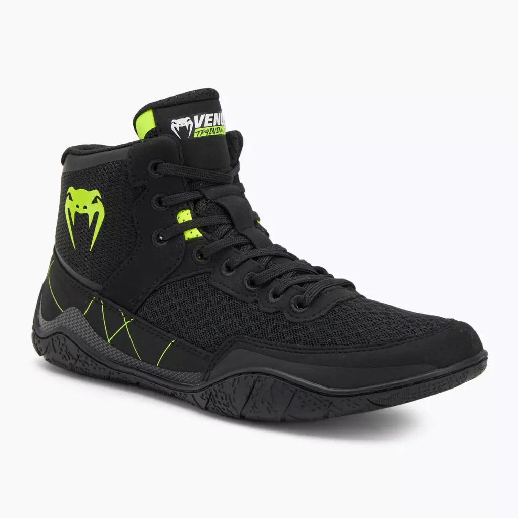 Боксёрки Venum Training Camp 4.0 Wrestling black/neo green