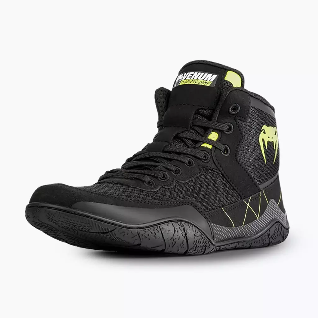 Боксёрки Venum Training Camp 4.0 Wrestling black/neo green