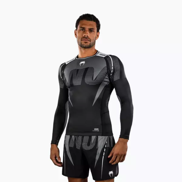 Рашгард Venum Adrenaline black/silver grey