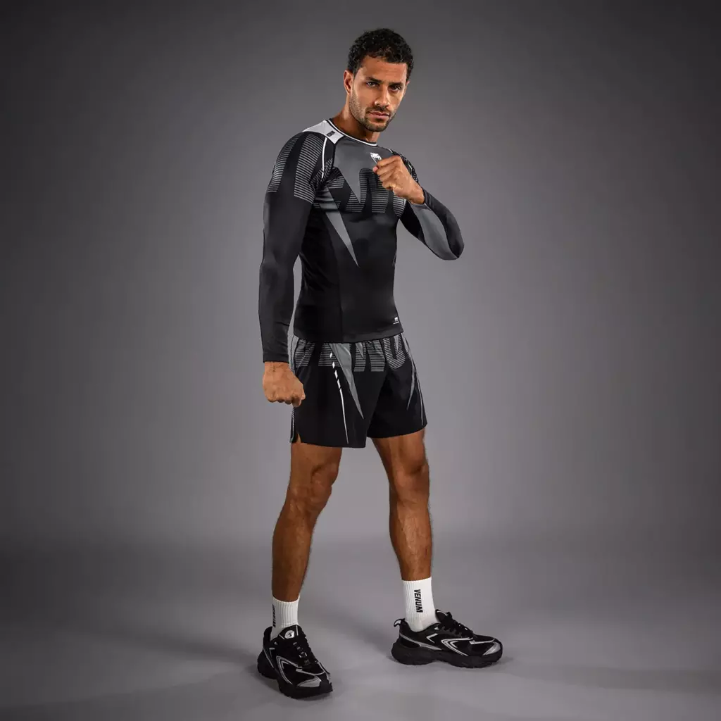 Рашгард Venum Adrenaline black/silver grey