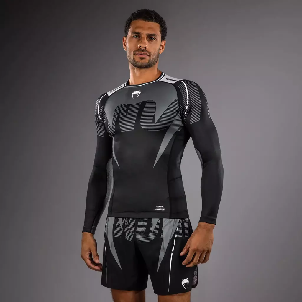 Рашгард Venum Adrenaline black/silver grey